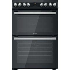 Hotpoint electric freestanding double cooker: 60cm